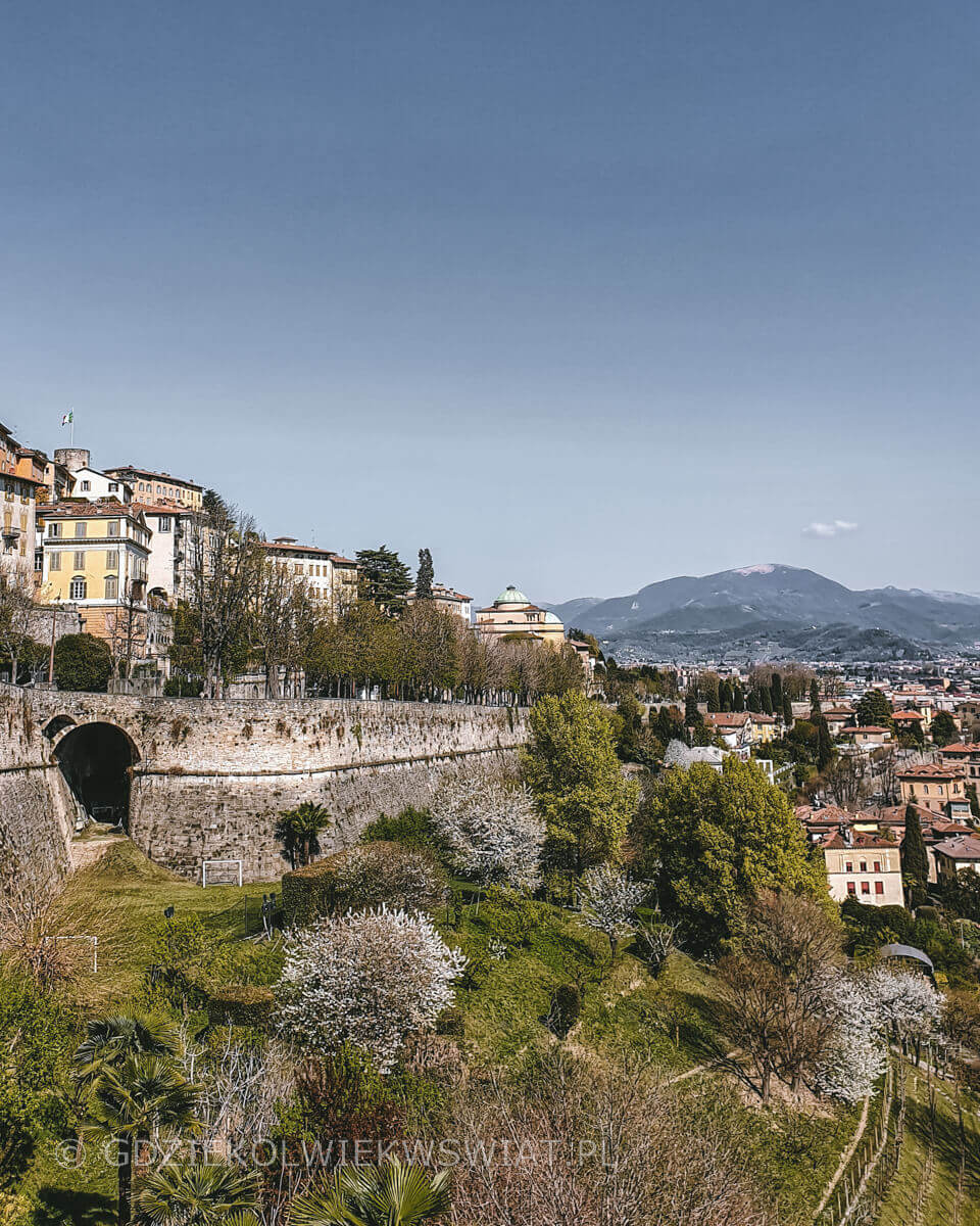 Bergamo mury miejskie zabytki